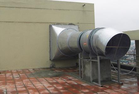 Quạt tăng áp cầu thang mang lại bầu không khí trong lành